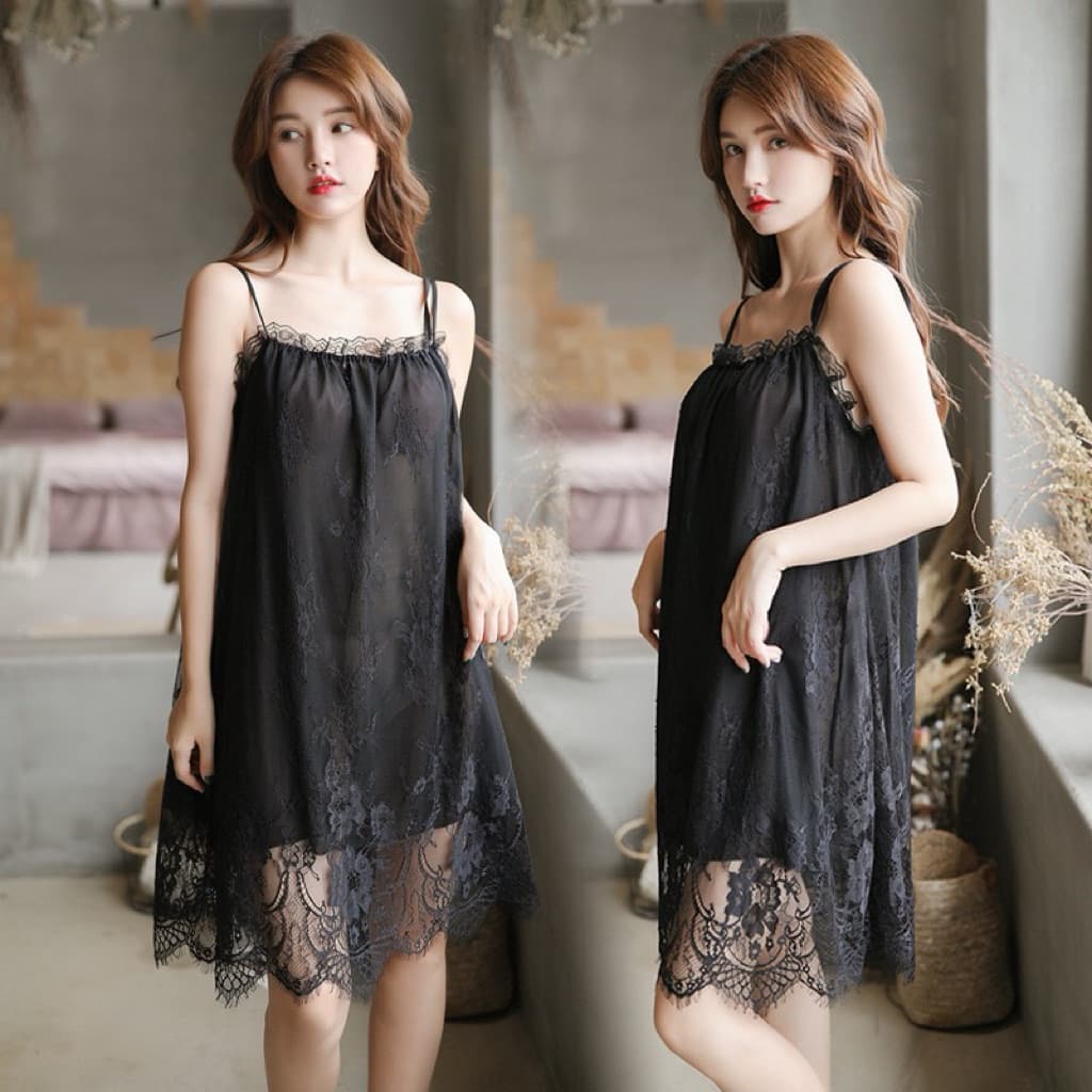 LOVELACE #1365 Pakaian Tidur Wanita Lingerie Dress 4