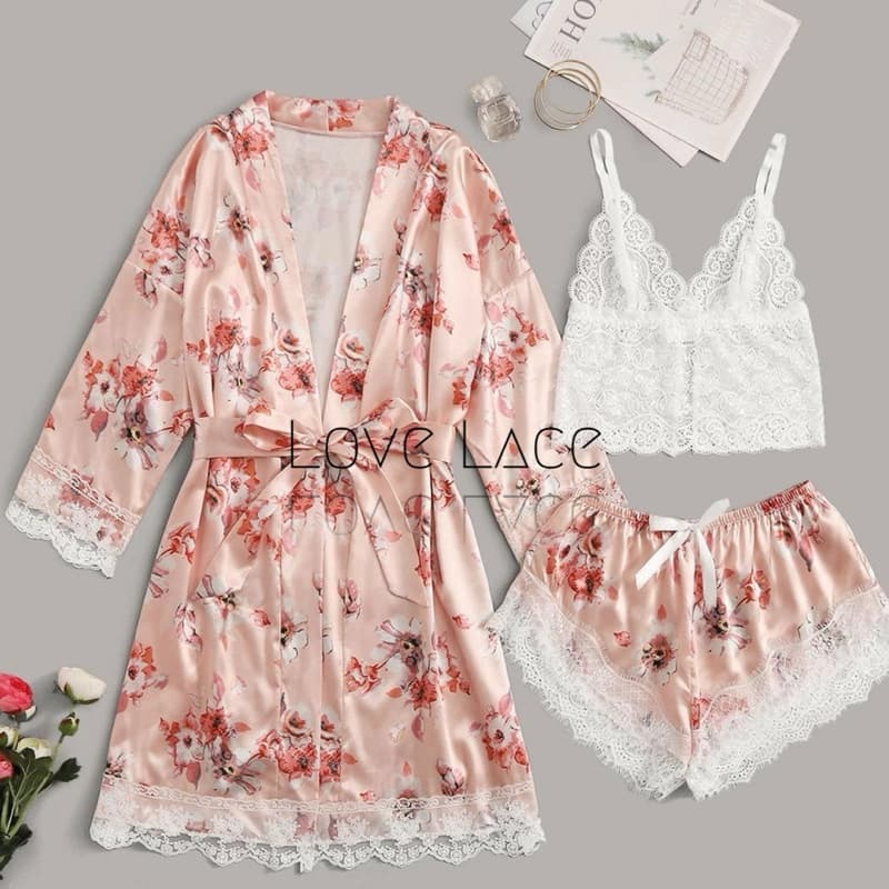 LOVELACE #8066 Piyama Baju Tidur Wanita One Set