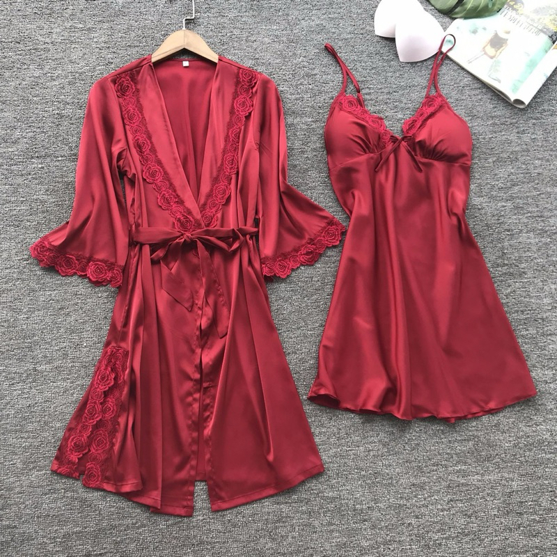 LOVELACE #6689 Lingerie + Kimono | Piyama Tidur Ada Cupbra 8