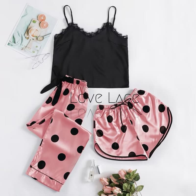LOVELACE #1100 Baju Tidur Wanita Satin / Sleepwear