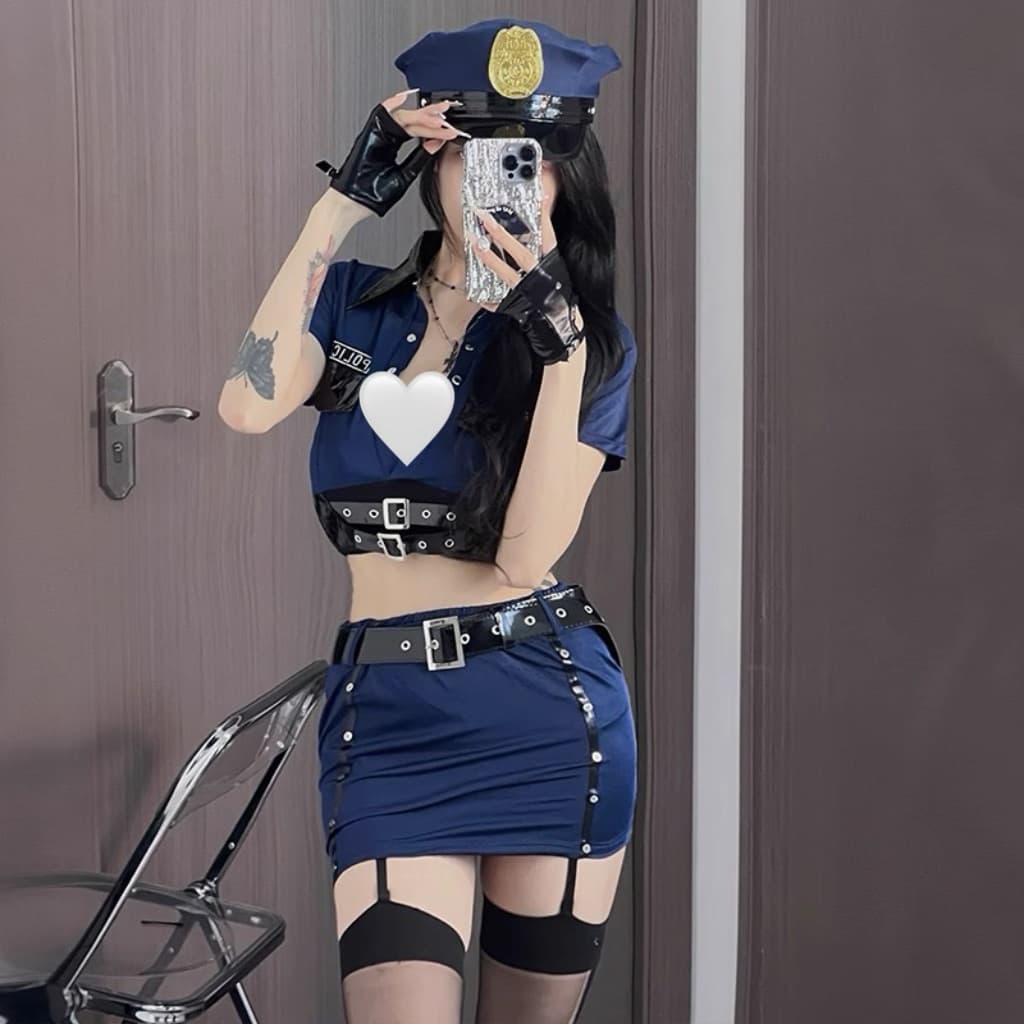 LOVELACE #6654 Baju Dinas Wanita Lingerie Kostum Polisi 7