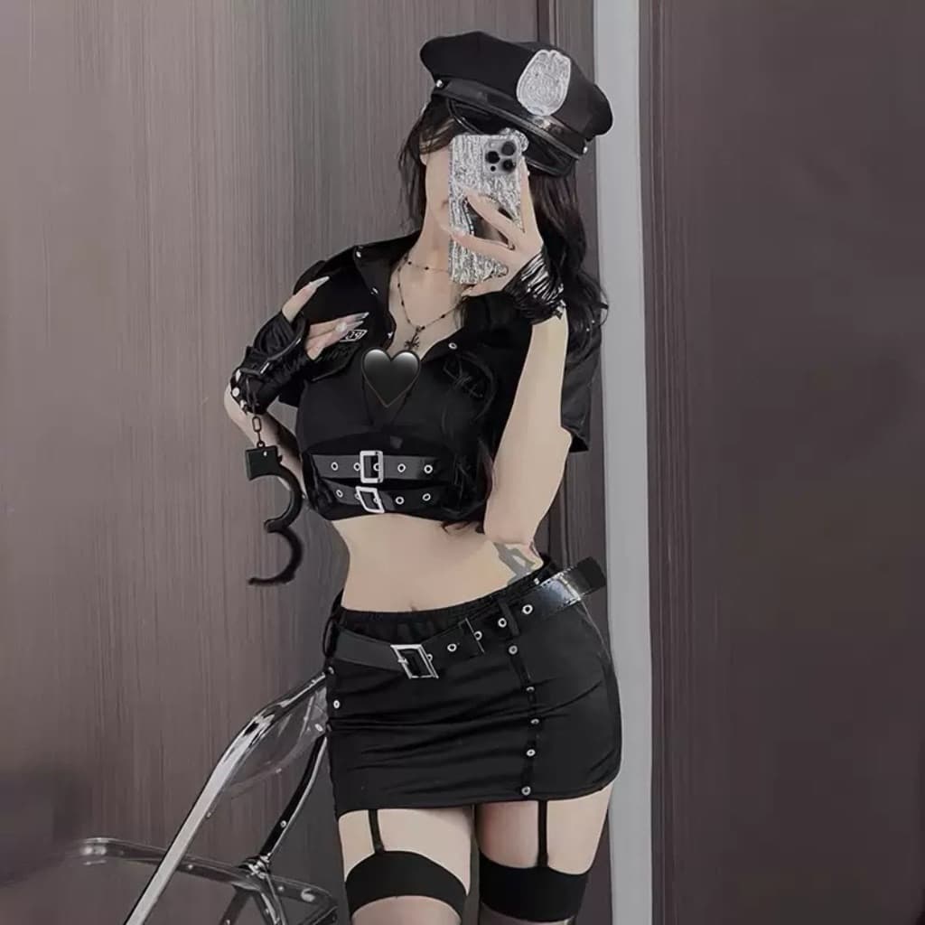 LOVELACE #6654 Baju Dinas Wanita Lingerie Kostum Polisi 5