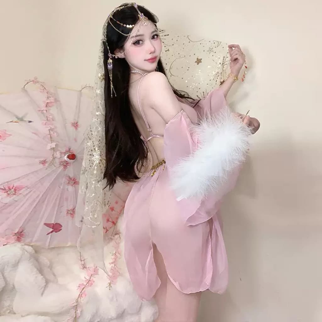 LOVELACE #1113 Pakaian Sexy Wanita Cosplay Gadis China 4