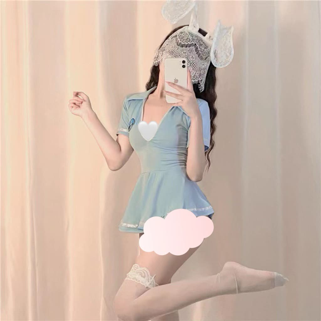 LOVELACE #1616 Pakaian Sexy Wanita Babydoll + Gstring 2