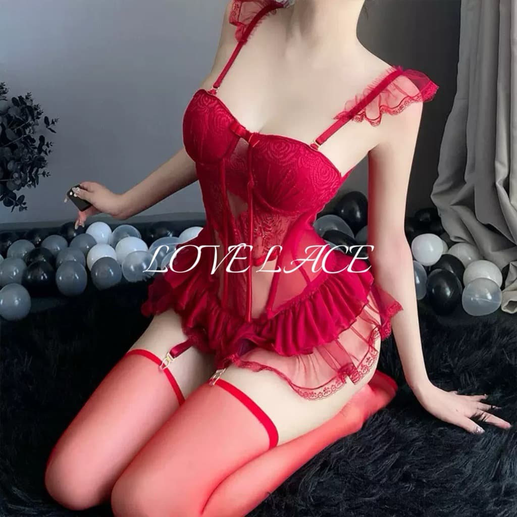 LOVELACE #1431 Lingerie Sexy Bodysuit