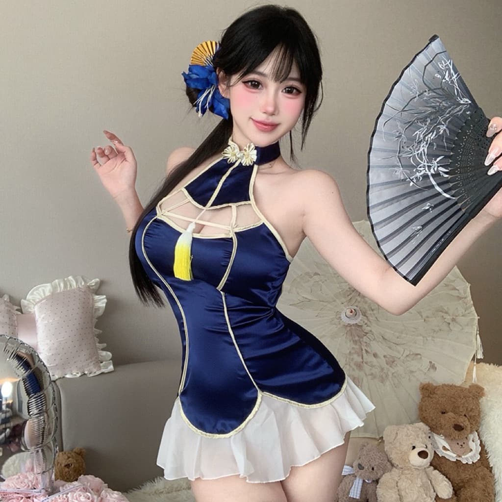 LOVELACE #1827 Sexy Dress Mini Cheongsam