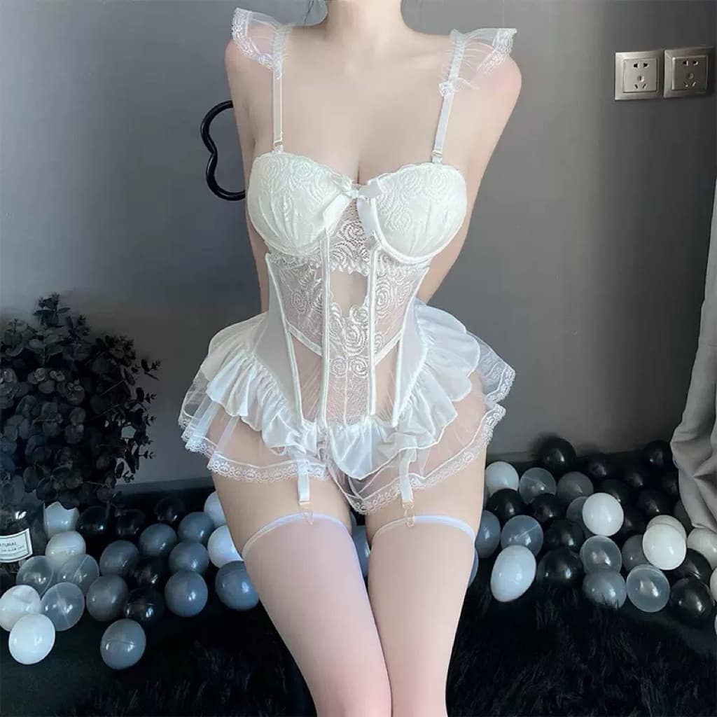 LOVELACE #1431 Lingerie Sexy Bodysuit 2