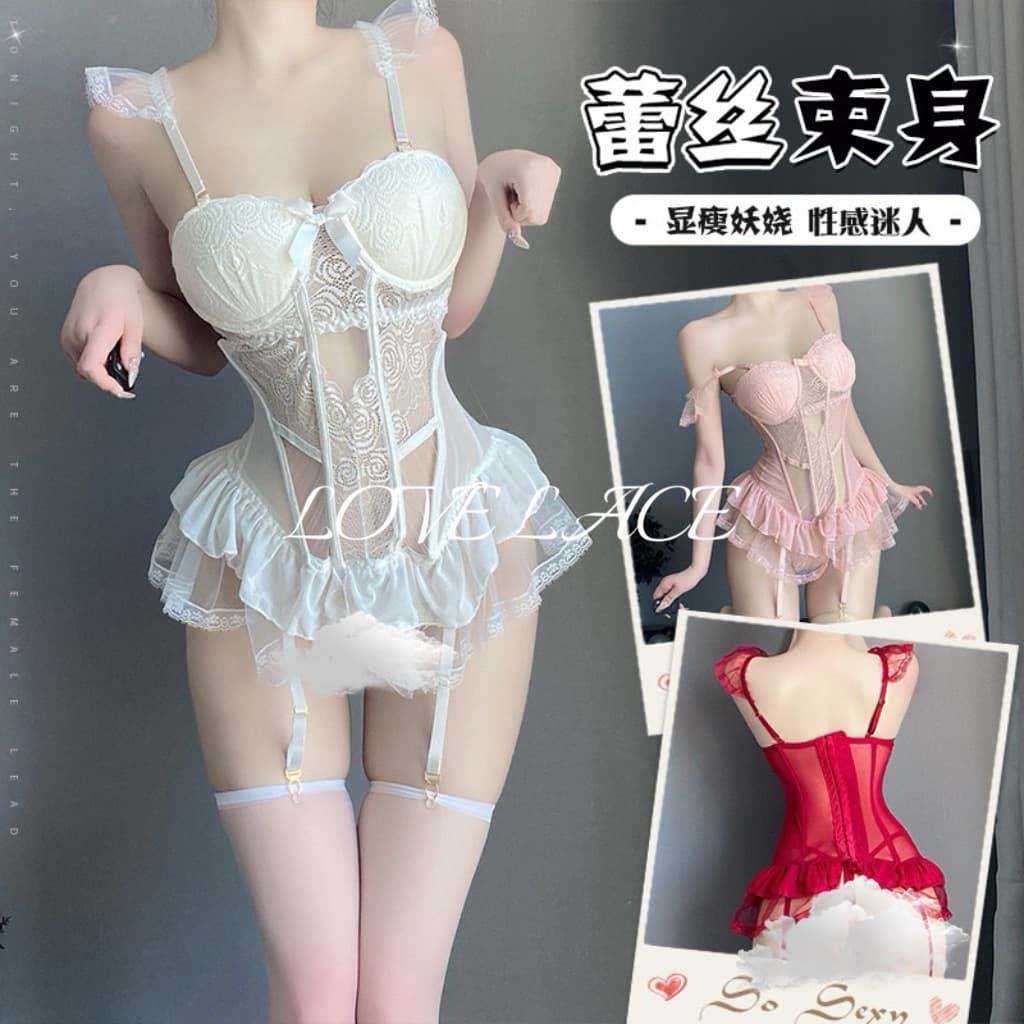 LOVELACE #1431 Lingerie Sexy Bodysuit 5