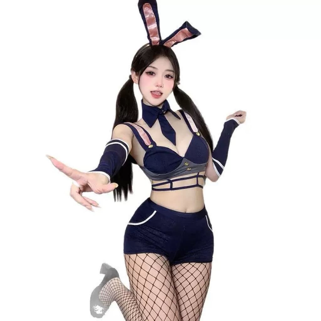 LOVELACE #0251 Set Pakaian Sexy Wanita Cosplay + Bando 6