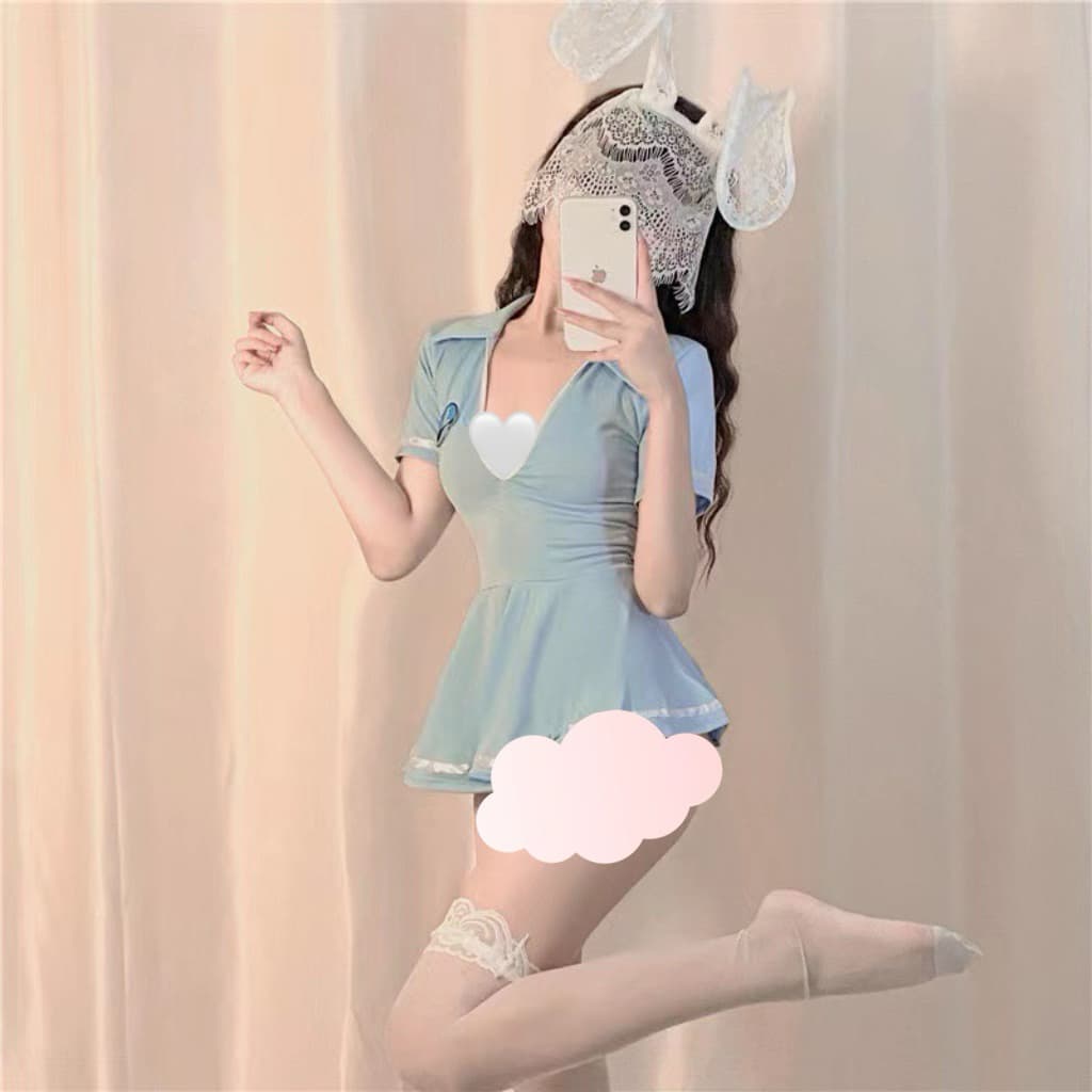 LOVELACE #1616 Pakaian Sexy Wanita Babydoll + Gstring 7