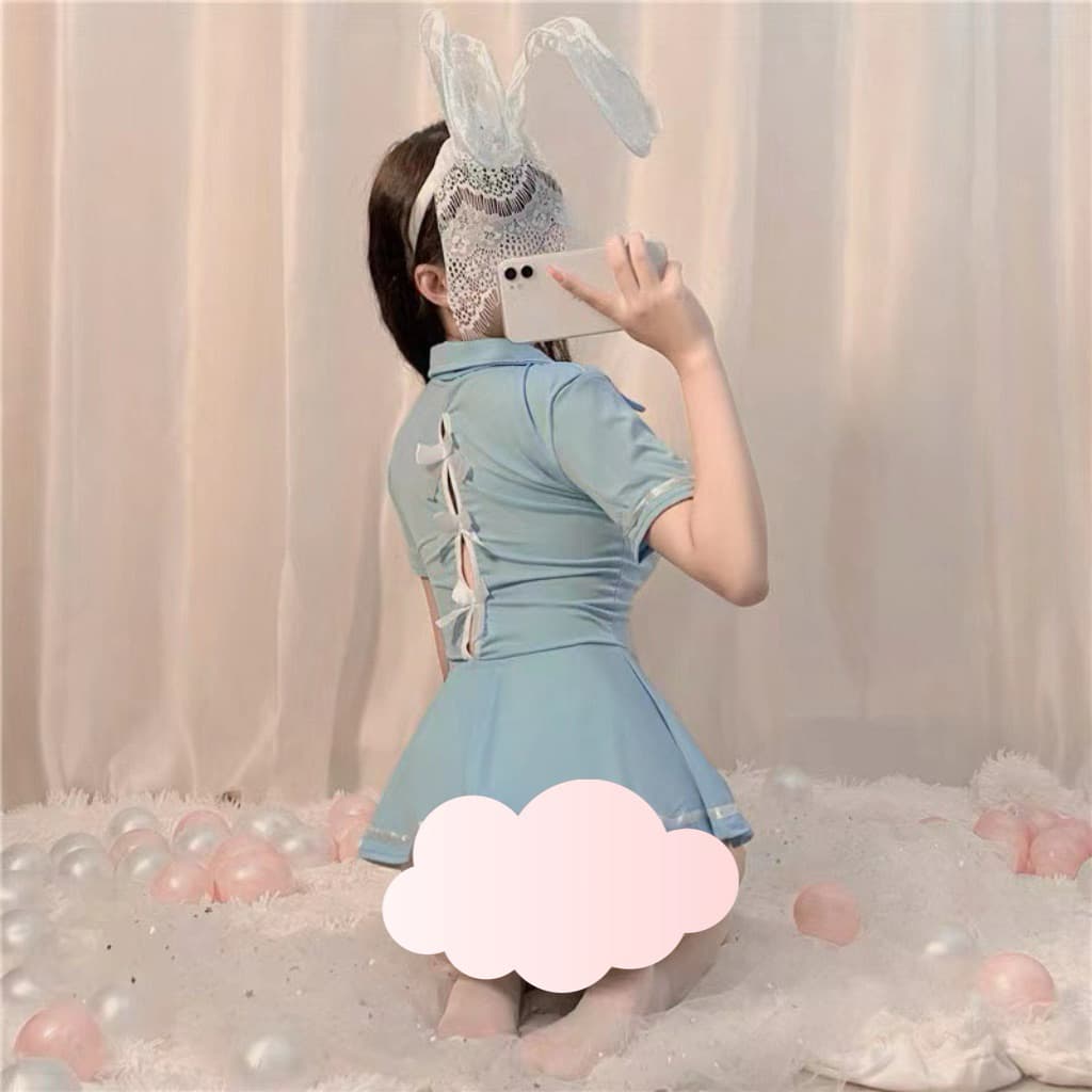 LOVELACE #1616 Pakaian Sexy Wanita Babydoll + Gstring 3