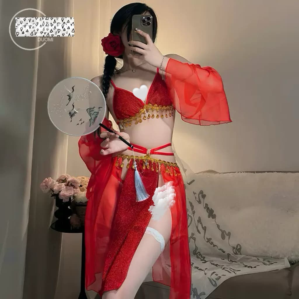 LOVELACE #1113 Pakaian Sexy Wanita Cosplay Gadis China 9