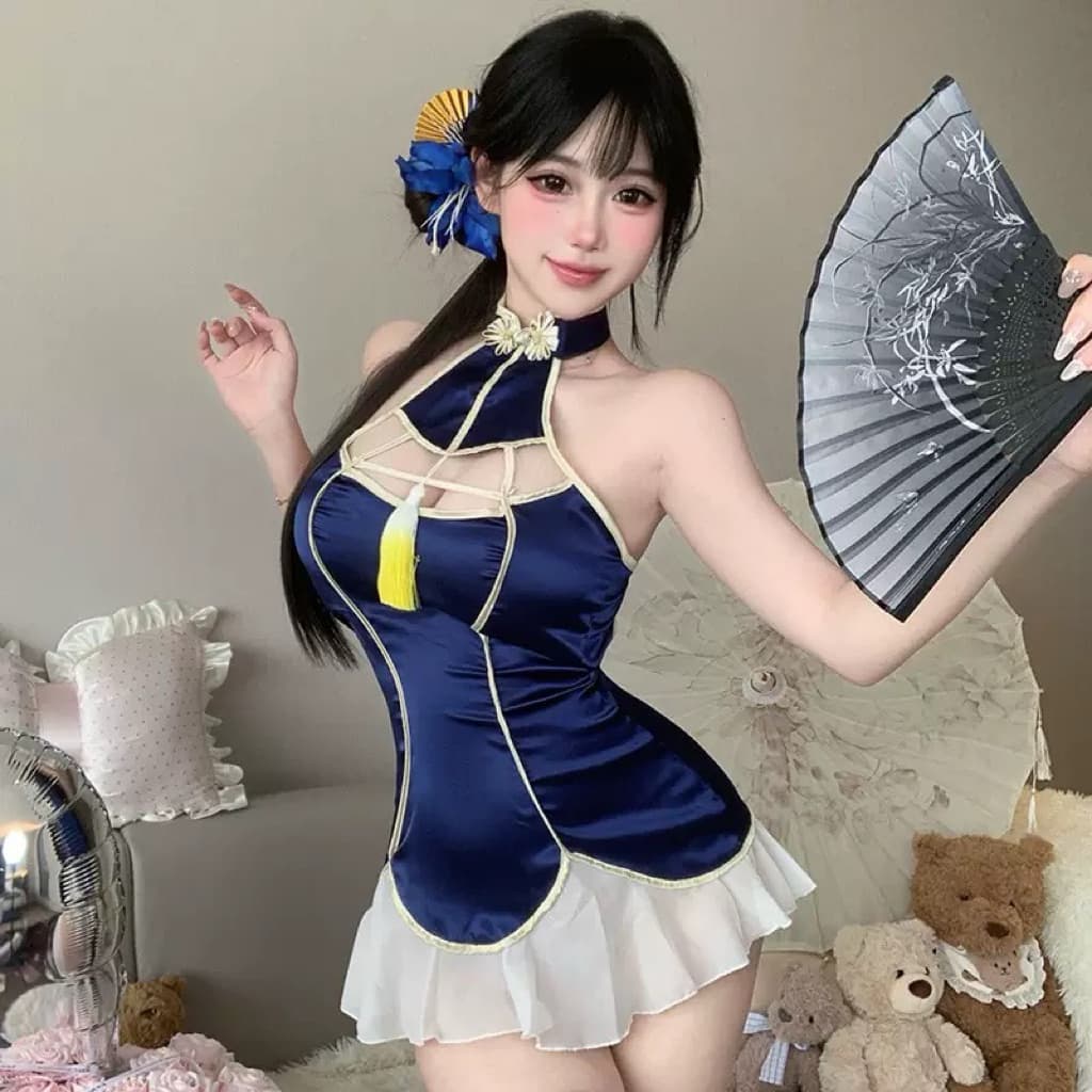 LOVELACE #1827 Sexy Dress Mini Cheongsam 7